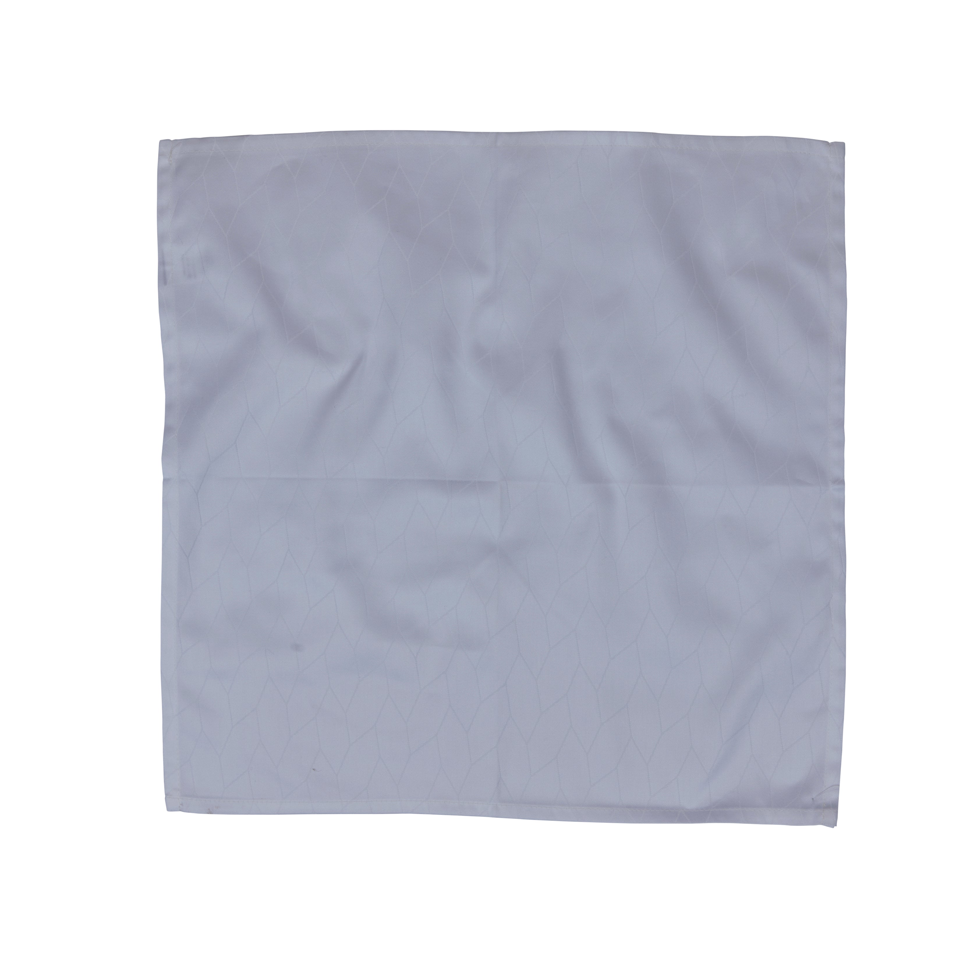 Saffron serviet, Bright White - 45 x 45 cm.